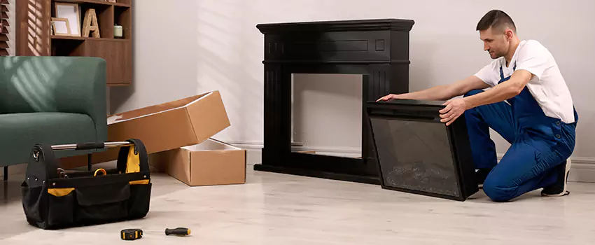 Old Rusted Metal Fireplace Repair And Replacement in Albertville, AL